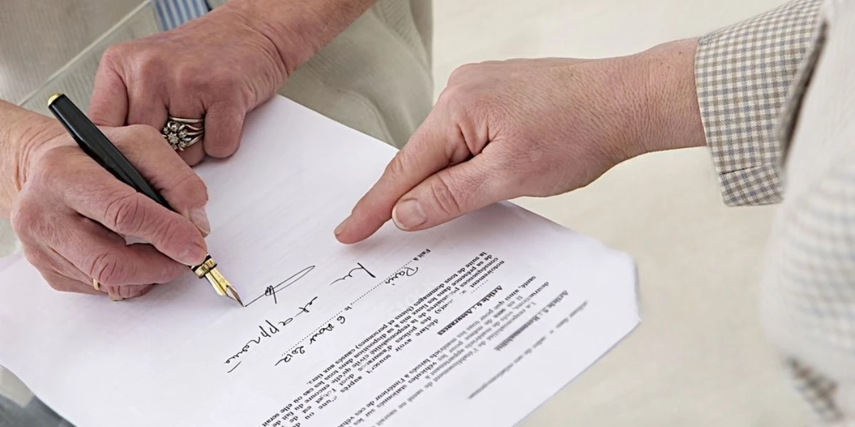 Signature acte de vente achat immobilier