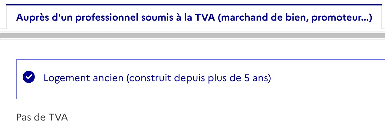 taux tva immobiliere ancien