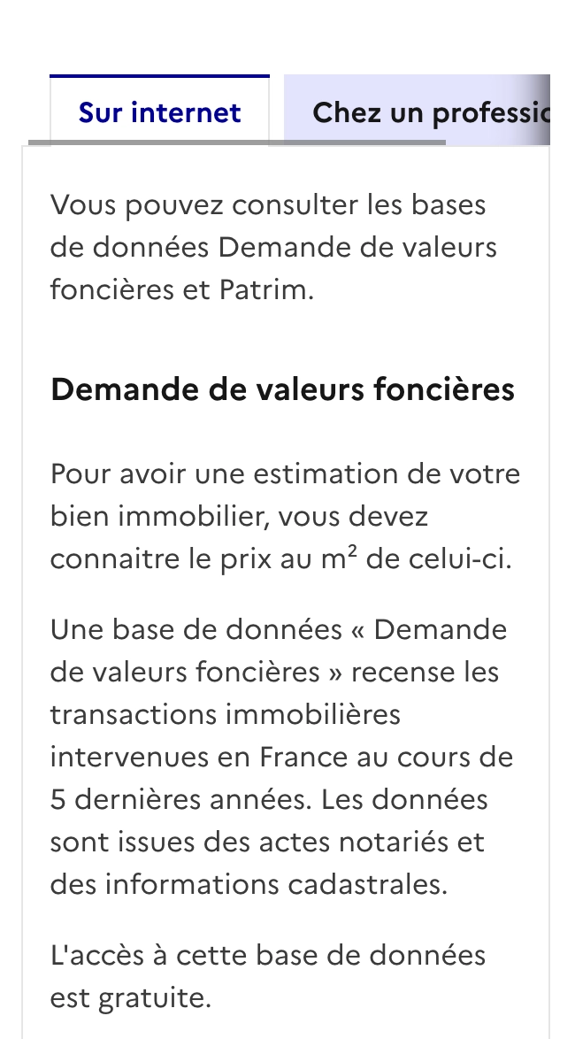 prix m2 bien immobilier