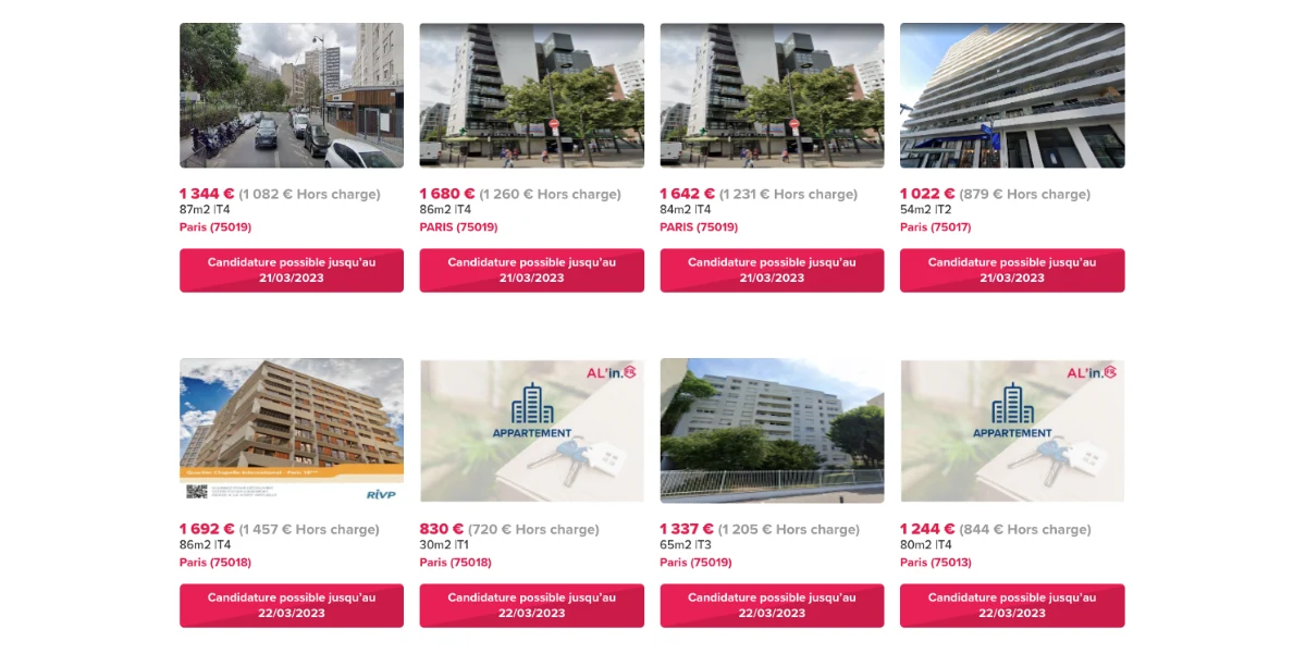 annonces al in action logement