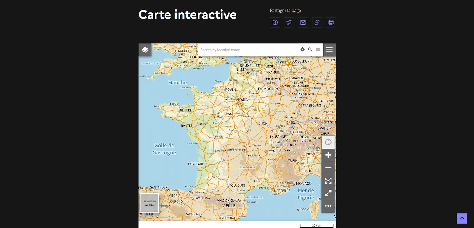 Carte interactive géorisques
