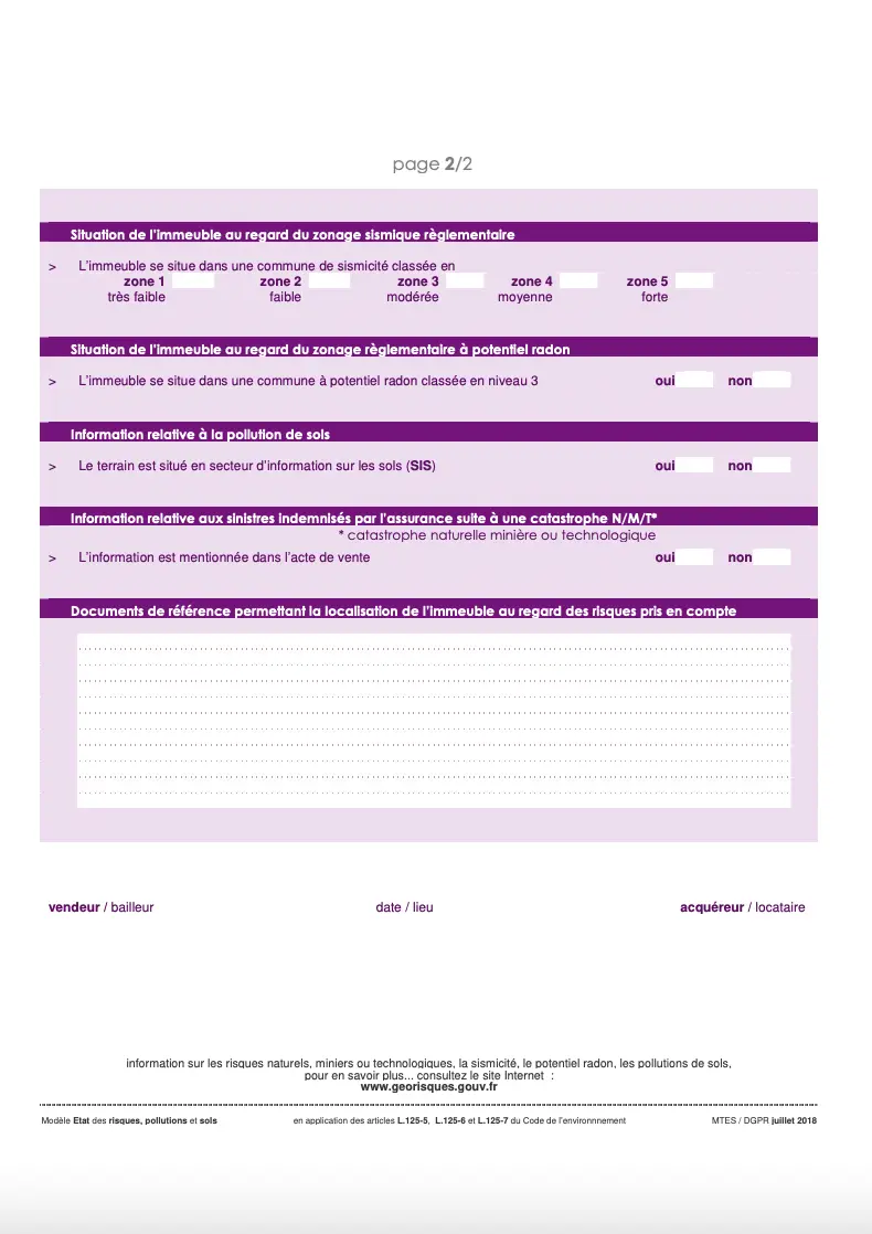 screenshot formulaire vente maison ERP