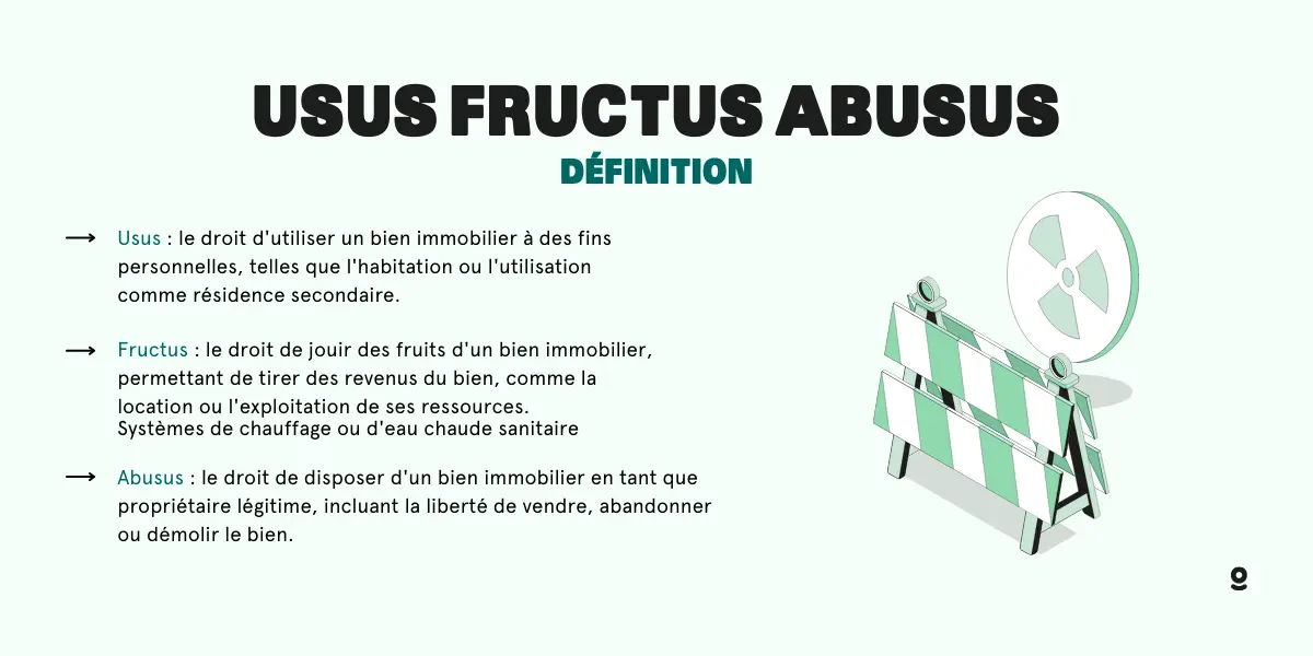 definition usus fructus abusus