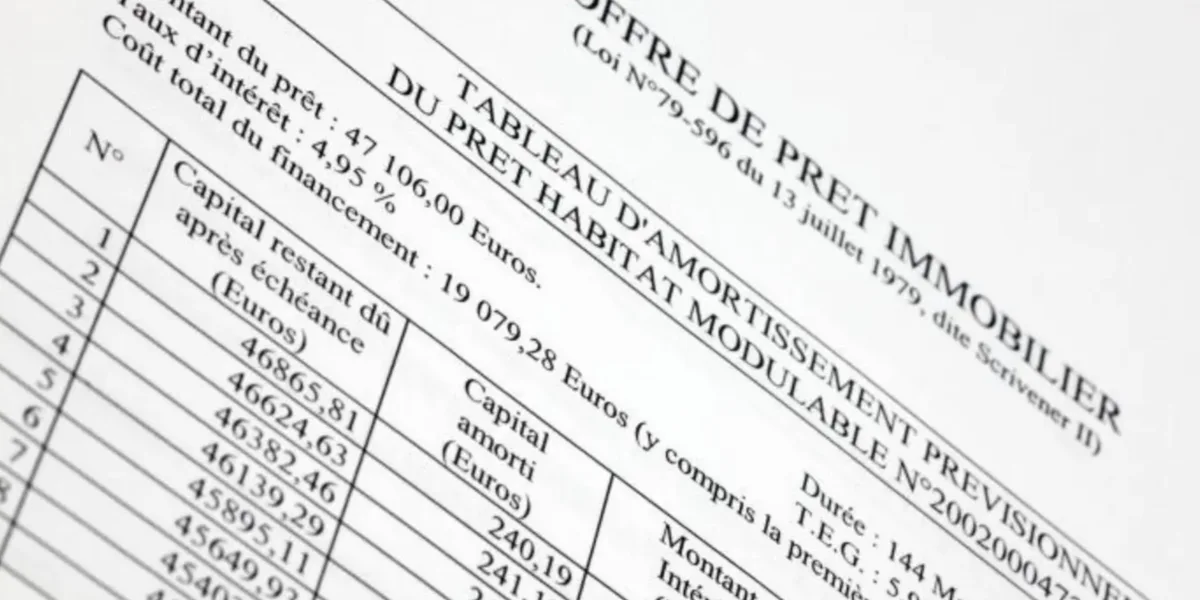 exemple offre pret immobilier