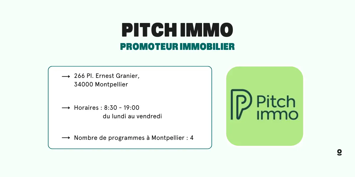 information sur Pitch immo