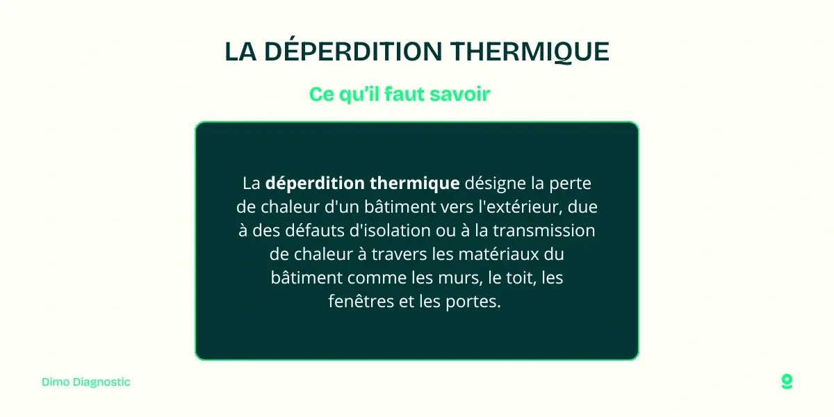 deperdition thermique
